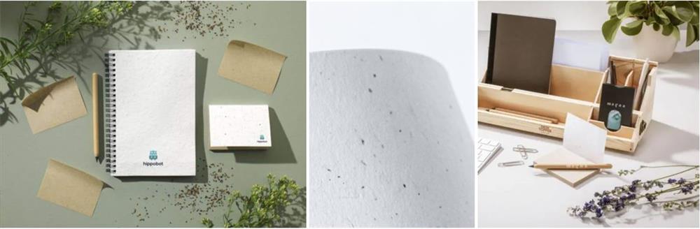 Bedrukte gifts gemaakt van graspapier online bestellen