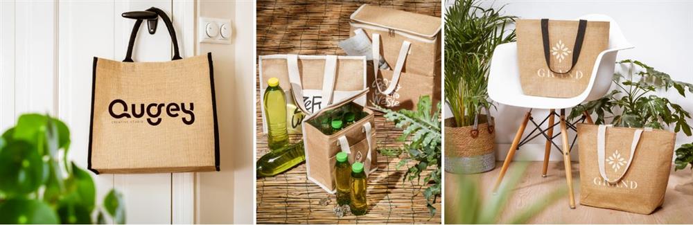 Online jute draagtassen op maat bestellen, bij Harogifts