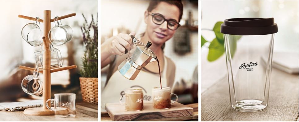 Online koffieglazen op maat bestellen, bij Harogifts