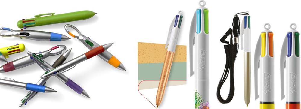 Online meerkleurige pennen op maat bestellen, bij Harogifts
