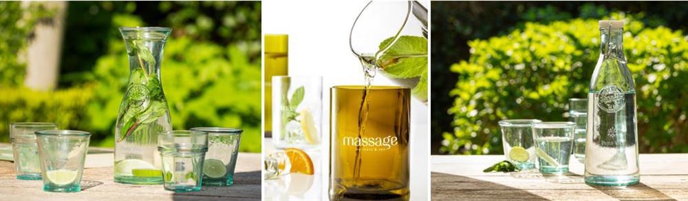 Online recycled glaswerk op maat bestellen, bij Harogifts