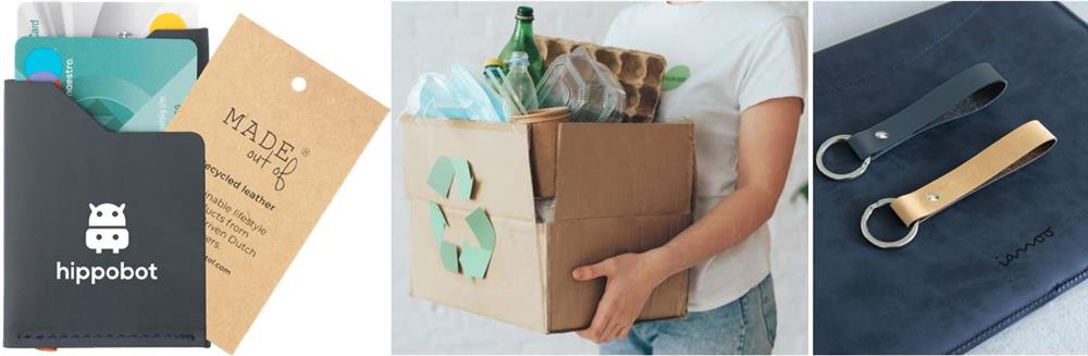 Online gifts van gerecycleerd leder op maat bestellen, bij Harogifts