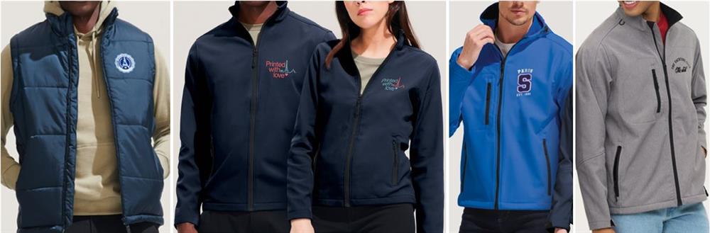 Online softshell jassen op maat bestellen, bij Harogifts