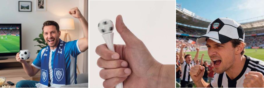 Online voetbal gadgets op maat bestellen, bij Harogifts