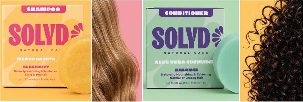Verschillende shampoo van Solyd voor verschillende haartypes