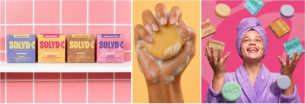 Verschillende soorten shampoos van Solyd