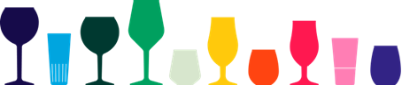 verschillende types glazen