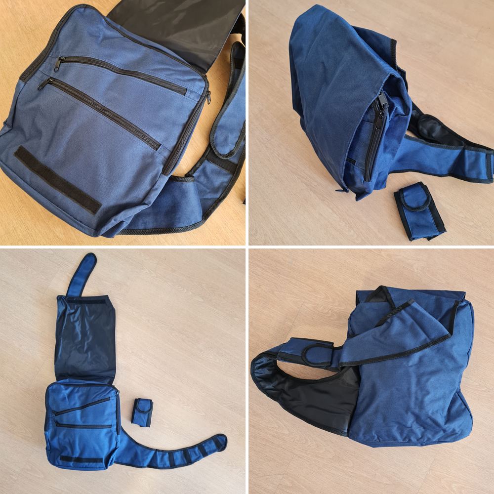 outlet - schoudertassen blauw