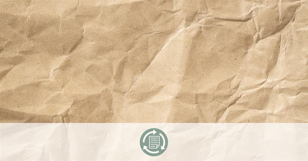 Gerecycleerd papier als duurzaam materiaal