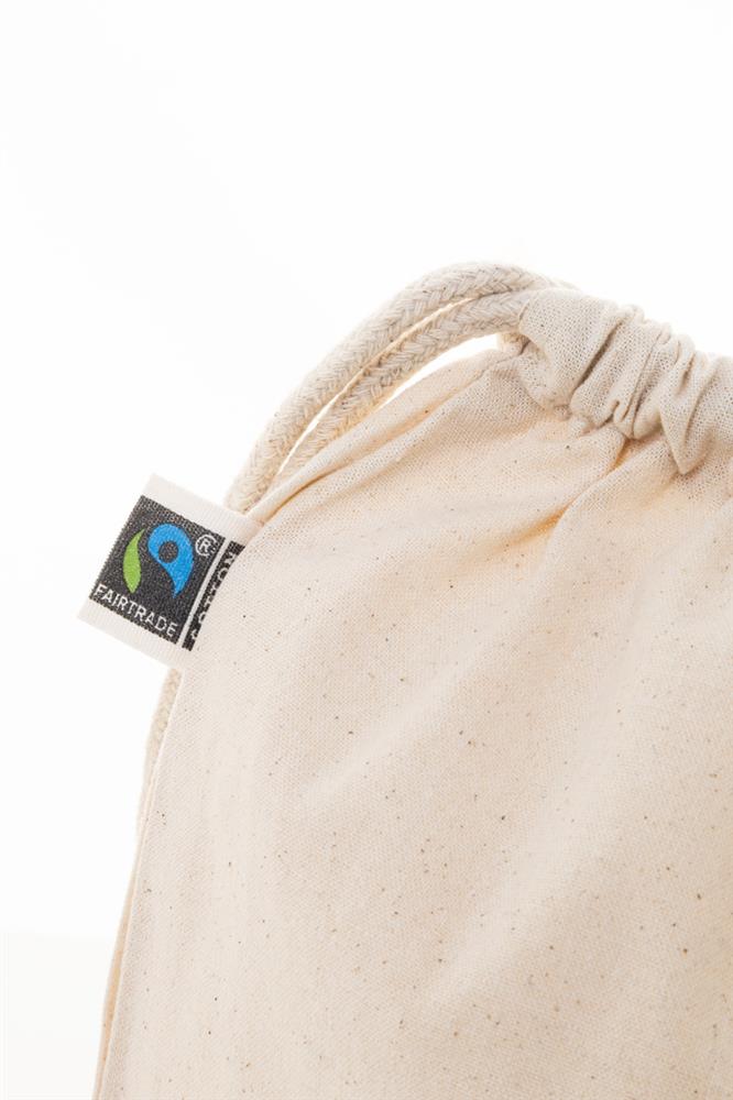 Duurzame rugzakken van Fairtrade, met label