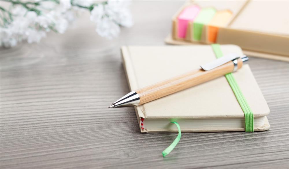 Stylo met notitieboekje